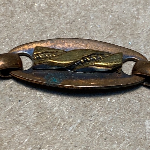 Vintage copper and brass bracelet - Picture 10 of 10